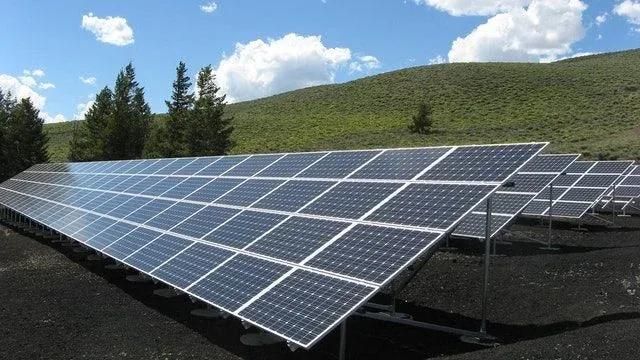 Huerto placa solares usadas
